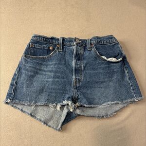 Levi's Women's 501 Shorts Size 30 Cotton Button Fly  High Rise